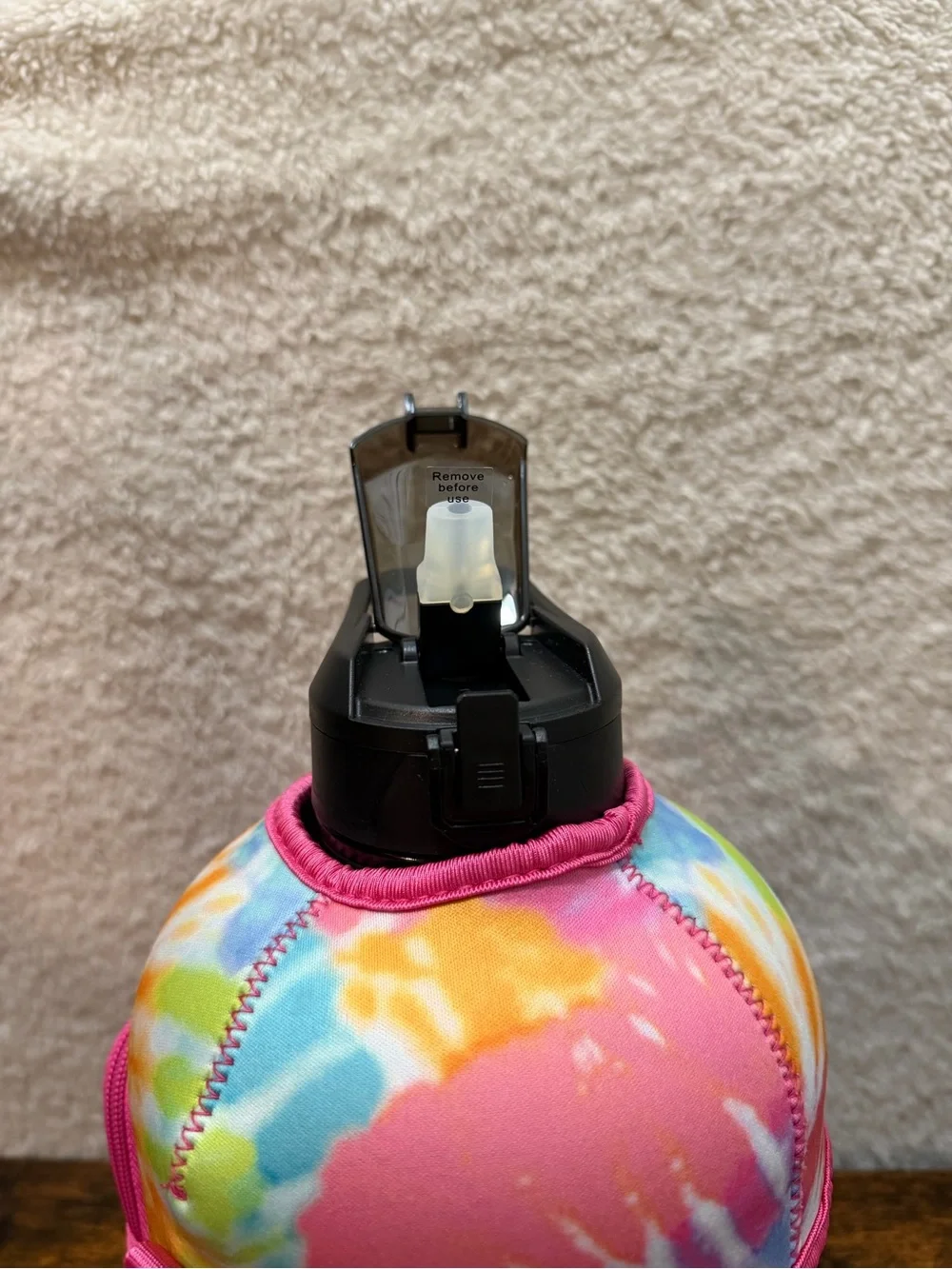 Simply Southern Large Water Bottle Tie Dye Sleeve Strap 1 Gal Jug Drinking NEW